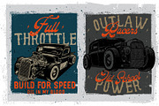 Vintage style hotrods collection, a Transportation Illustration by The BolzStudio (Thumbnail 3 of 8)