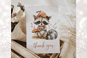 Woodland Animals Clipart Watercolor, an Illustration by BigCakeBee (Thumbnail 6 of 7)