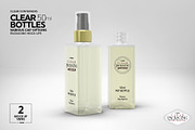 Clear 50ml PET Bottles Mockup, a Packaging Mockup by INCDesign (Thumbnail 7 of 10)