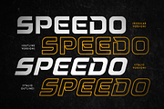 Speedo - Racing Technology Font, a Sans Serif Font by Hamz Studio (Thumbnail 5 of 9)