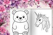 Cute Baby Animal Coloring Books, an Animal Illustration by LA Design (Thumbnail 8 of 10)