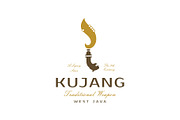 Kujang Traditional Weapon Logo, a Branding & Logo Template by Buqancreative (Thumbnail 1 of 3)