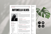 Modern Resume Template | Word, Canva, a Resume Template by Occy Design (Thumbnail 2 of 10)