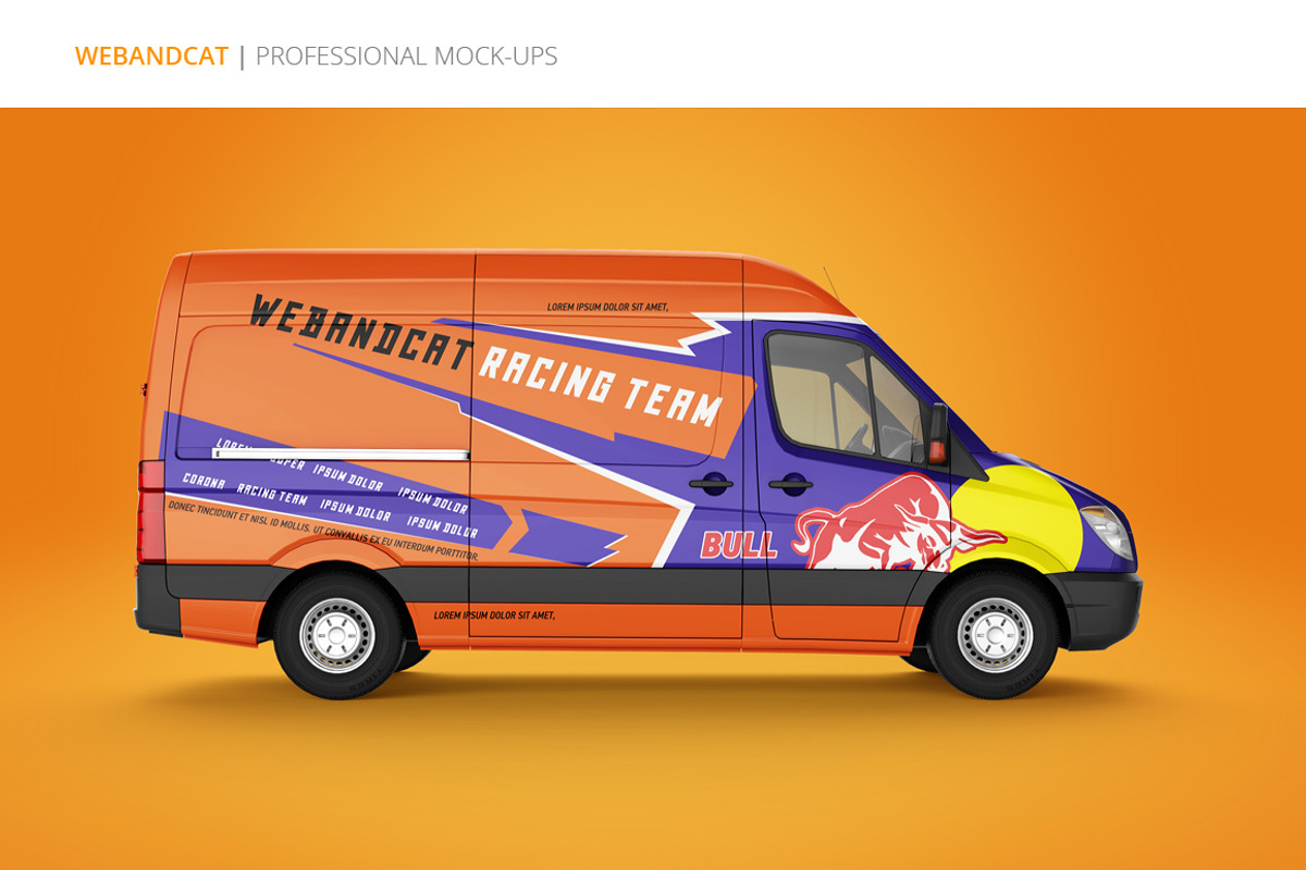 Van Mock-Up, a Mockup by WebAndCat (Photo 4 of 7)