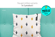 Cotton Pillows 12x Mockups, a Print Template by Mocca Mockups Store (Thumbnail 5 of 7)
