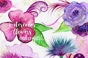 Exotic Florals & Feathers, an Illustration by ClipartBrat Graphics (Thumbnail 6 of 6)
