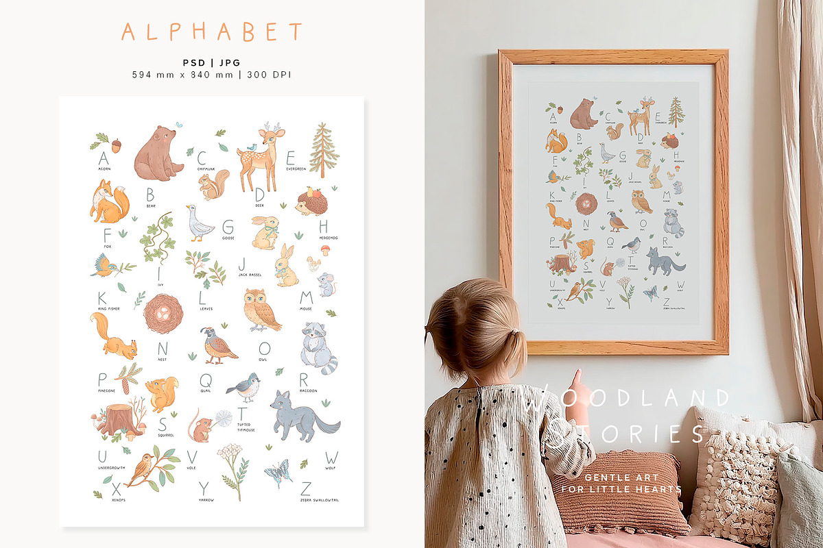 WOODLAND STORIES. Hand-drawn art, an Animal Illustration by annartdreams (Photo 2 of 11)