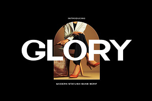 Glory Sans Serif Font