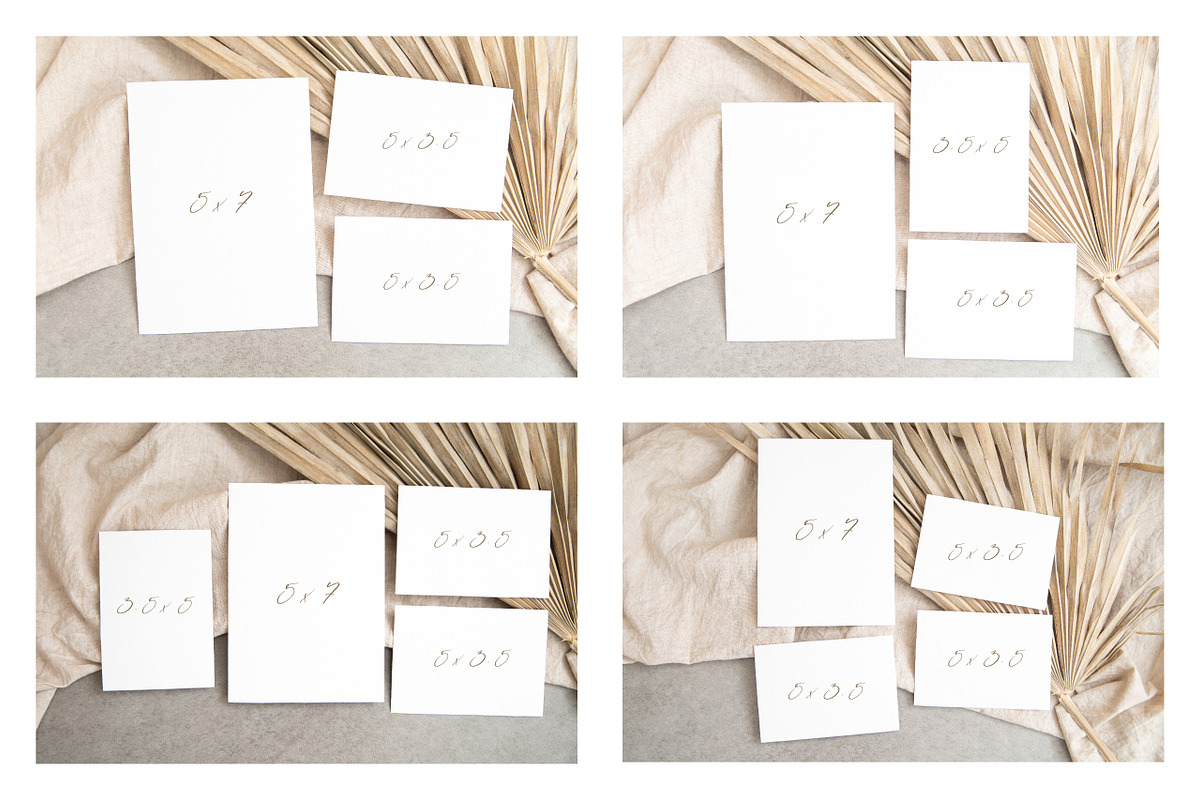 Boho Mockup Bundle,Invitation Mockup, a Product Mockup by ILoveMockupDesign (Photo 3 of 11)