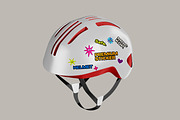 Sticker on Helmet, a Household Mockup by Unerispace (Thumbnail 2 of 5)