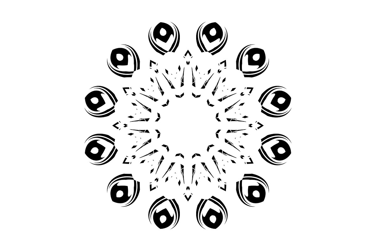 High Quality Mandala Clipart Bundle, a Decorative Illustration by NJ Himel (Photo 21 of 103)