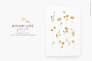 Botanic Love gold line art textures, a Texture Illustration by Angele Kamp (Thumbnail 7 of 9)