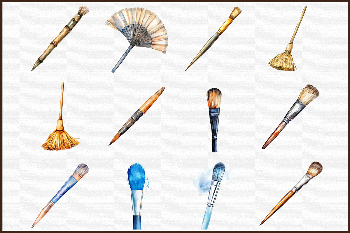 Watercolor Brushes for Procreate, an Illustration by Sublimation Artist (Photo 3 of 6)