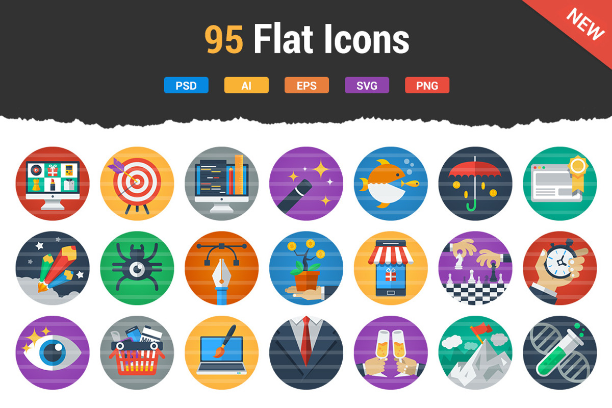 Irresistible Flat Icons, an Icon by Flat Icons (Photo 1 of 5)