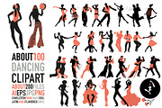 Great Clipart Dancing Collection, an Illustration by La Inspiratriz (Thumbnail 1 of 7)