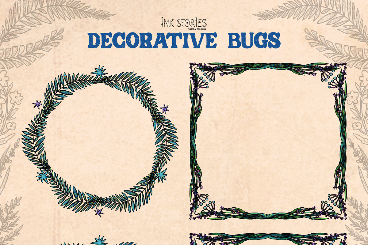 Decorative Bugs | Hand-drawn Bettles, an Animal Illustration by Ink Stories (Photo 19 of 28)