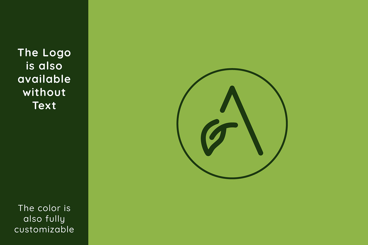 Leaf Logo Letter A and Pattern, a Branding & Logo Template by Fabian_Design (Photo 7 of 7)