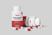 Supplement Bottle Mockup, a Packaging Mockup by AndikaGraphic (Thumbnail 4 of 5)