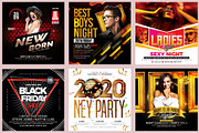 150 Night Club Flyer Bundle, a Flyer Template by AfzaalGraphics (Thumbnail 17 of 27)