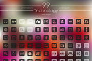99 TECHNOLOGY icons, a Templates & Theme by Palau (Thumbnail 2 of 4)