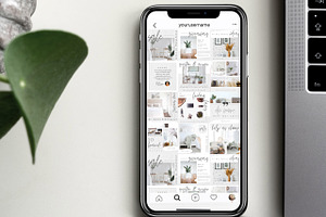 Instagram Posts For Canva Linen