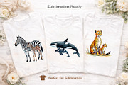 Mom and Baby Animal Sublimation, an Illustration by Artnoy (Thumbnail 7 of 8)