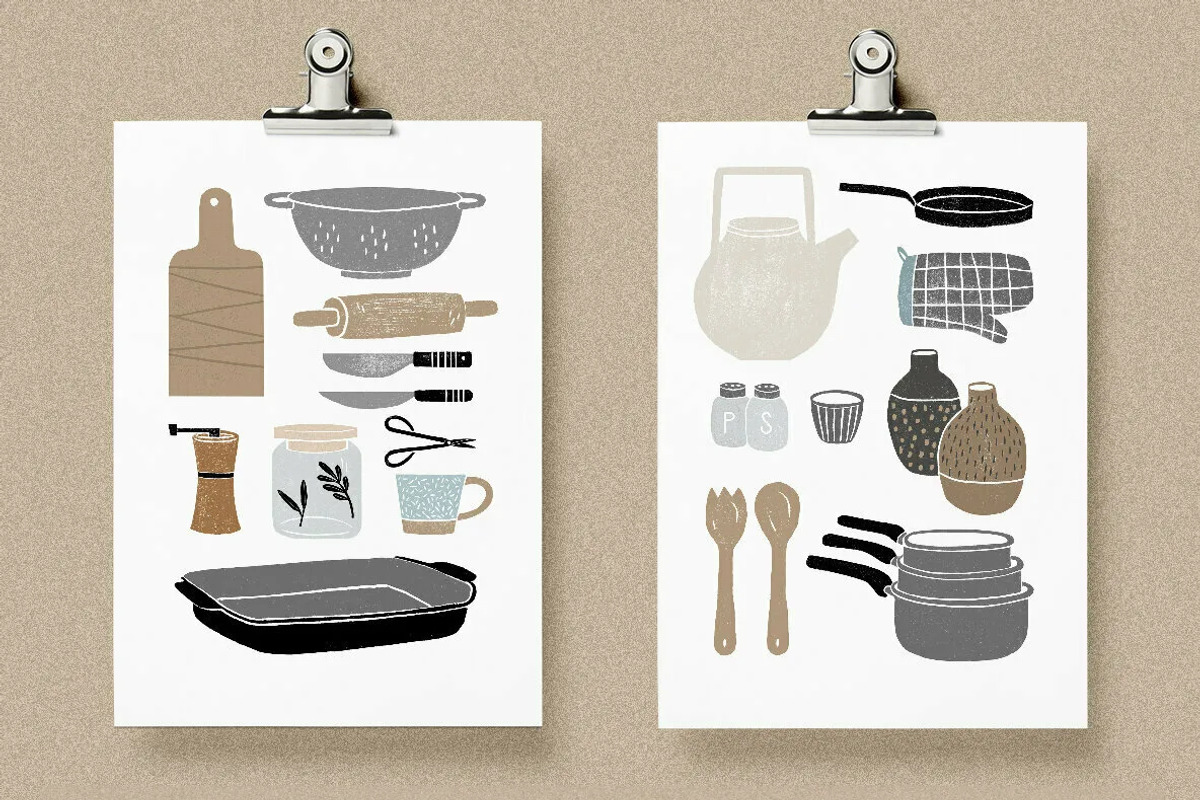 Autumn Bundle: Kitchen and Garden, a Food Illustration by Mii Lab (Photo 23 of 28)