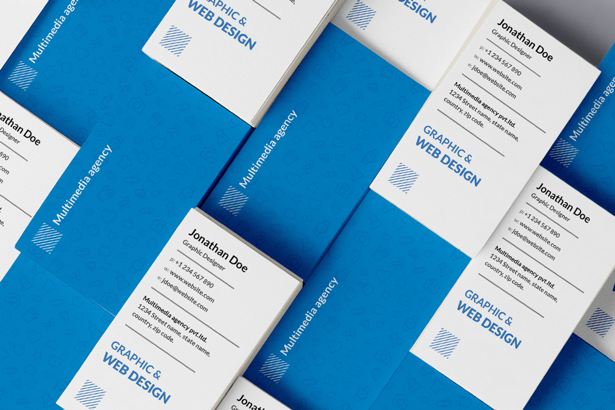 100 Modern Business Card Bundle, a Business Card Template by GraphicsEgg (Photo 85 of 102)