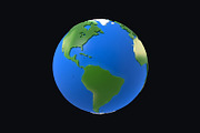 Earth low poly simple design cartoon, an Environmental 3D Model by CGTech (Thumbnail 4 of 24)