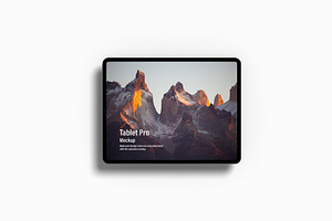 Tablet Pro Screen Mockup