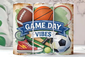 All Sports Game Day Mom Tumbler, an Arts & Entertainment Photo by LamanAzalea