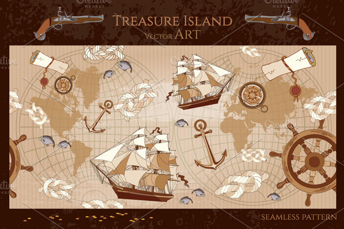 Treasure island collection, an Education Illustration by Matrioshka (Photo 7 of 9)