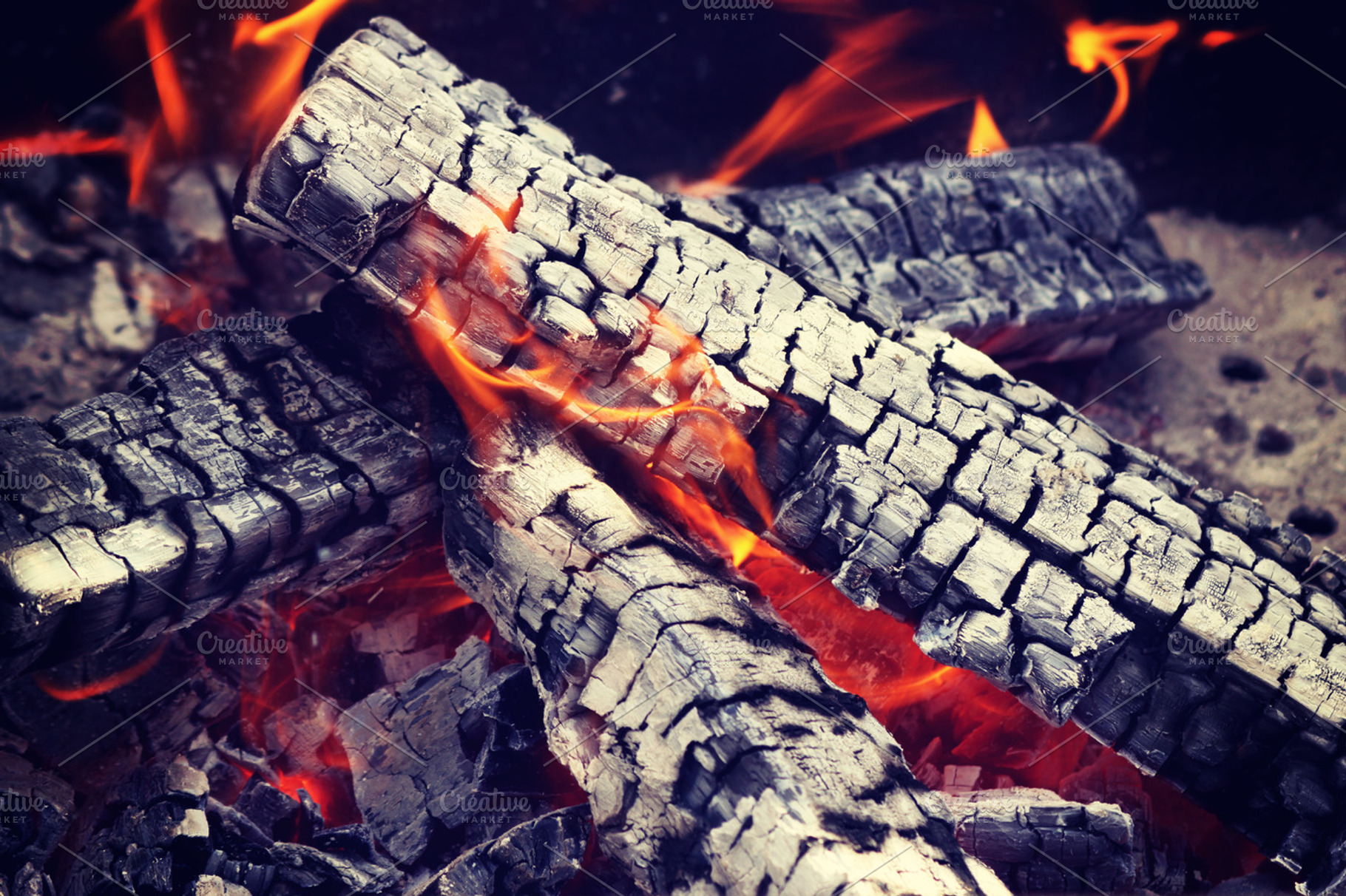 Burning wood, a Nature Photo by BOOCYS