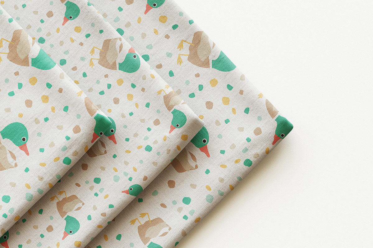 Cute Duck Terrazzo Pattern, a Pattern Graphic by StudioGlouna (Photo 2 of 6)