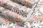 Autumn Rose Prints & Motifs, a Pattern Graphic by TSTUDIO (Thumbnail 1 of 13)