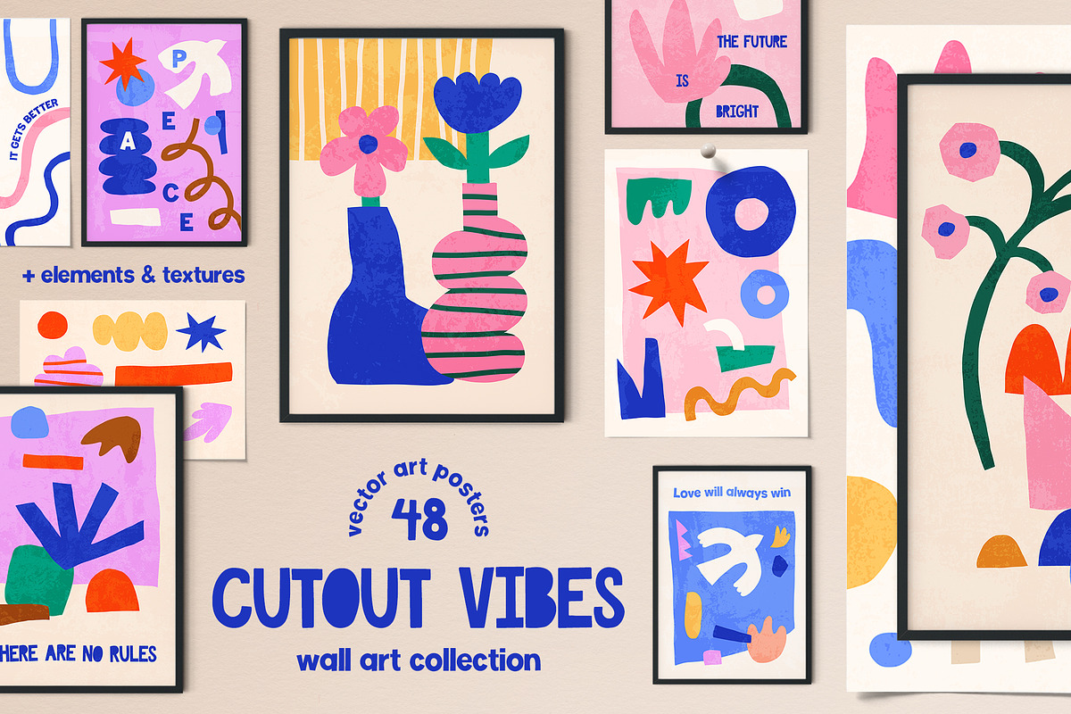 Cutout Vibes Vector Poster Creator, an Object Graphic by ArtFM (Photo 1 of 14)