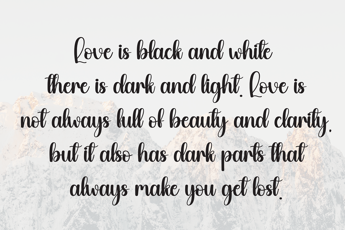Babycute | Script Font preview 6