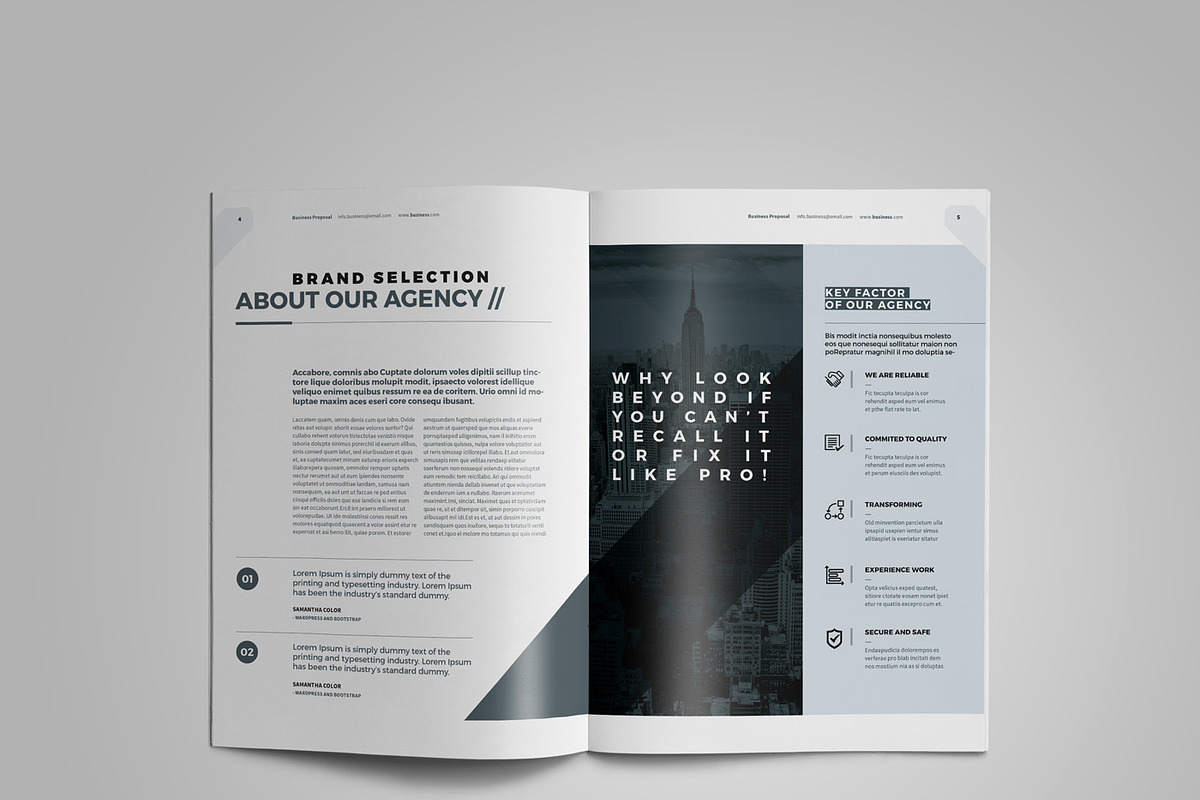 Proposal, a Brochure Template by Elite_Standard (Photo 3 of 14)