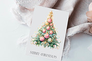 Victorian Christmas tree, clipart, a Decorative Illustration by Hello My Print (Thumbnail 3 of 10)