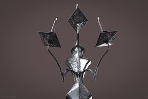 Chandelier 3d Model Game Ready