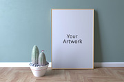 Minimal Frame Mockup, a Print Template by Designrepos (Thumbnail 1 of 2)