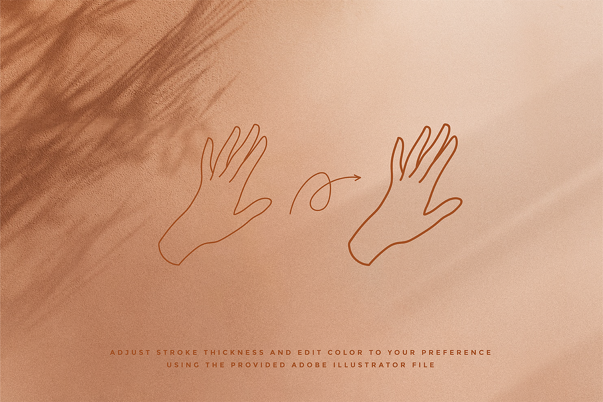 Hand Logo Line Illustrations, an Illustration by Rough Edges Supply Co. (Photo 8 of 12)