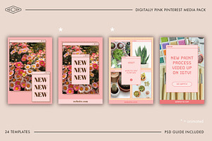 Digitally Pink Pinterest Media Pack