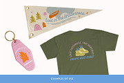 Outdoors Collection - Hiking/Camping, an Illustration by emilywhitedesign (Thumbnail 7 of 7)