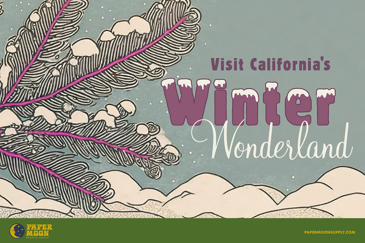 Snowbank Winter Font Duo, a Script Font by Paper Moon Graphic Supply (Photo 9 of 9)