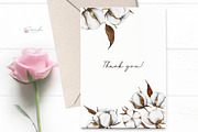 Cotton Plant Watercolor, an Object Illustration by CaraulanStore (Thumbnail 9 of 10)