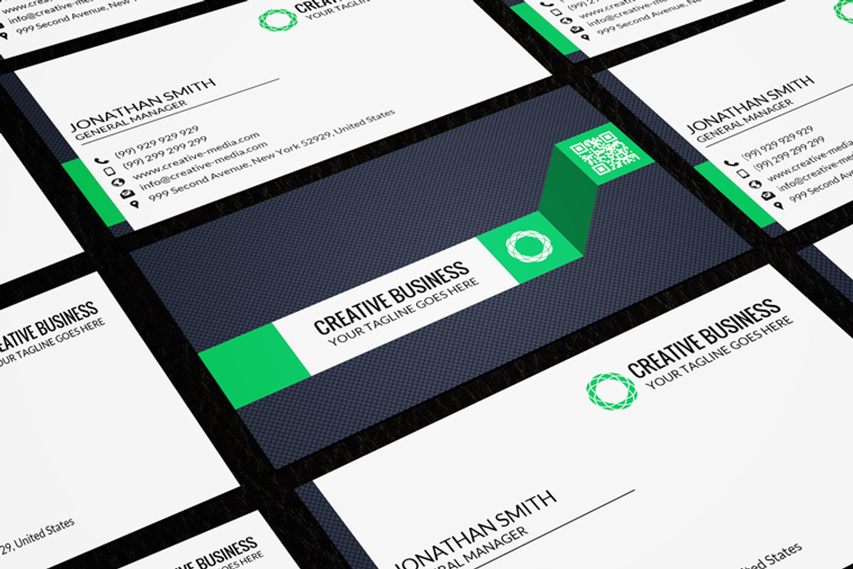 Corporate Business Card CM024, a Business Card Template by annozio (Photo 4 of 4)
