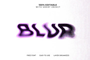 Blur Editable Photoshop Text Effect, a Layer Style Add-On by Md Jahidul99 (Thumbnail 2 of 2)