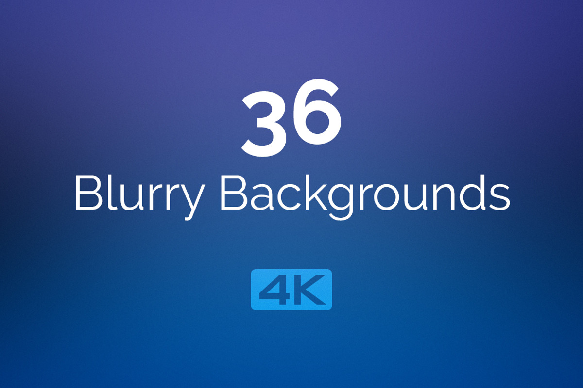 4K Blurry Backgrounds, a Texture Graphic by GLXY (Photo 1 of 5)