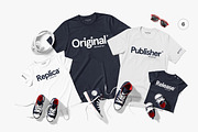 Bella Canvas 3001 Family Mockup Set, a Shirt Mockup by creatsy5 (Thumbnail 18 of 24)